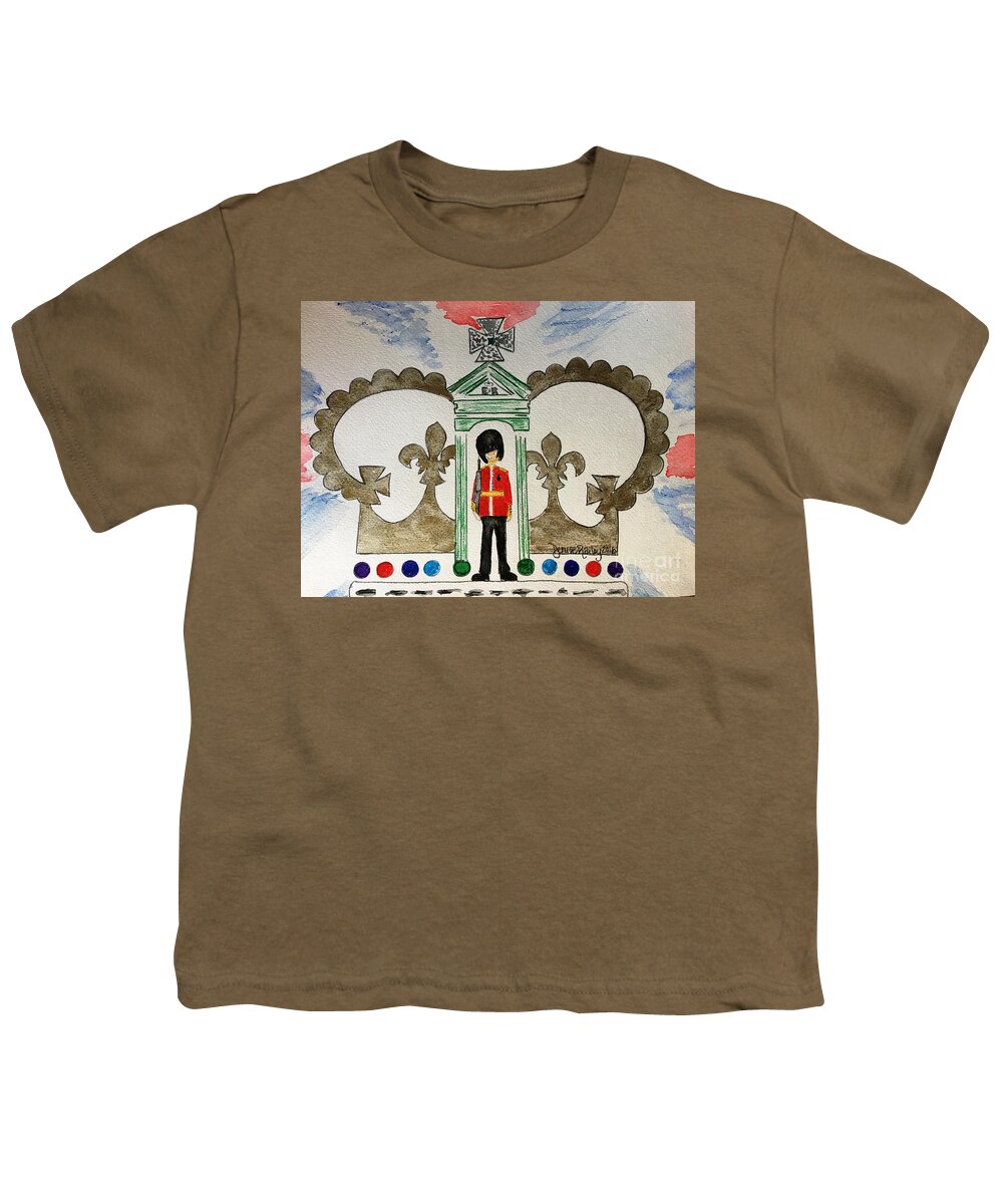 United Kingdom Youth T-Shirt featuring the painting Unity by Denise Railey