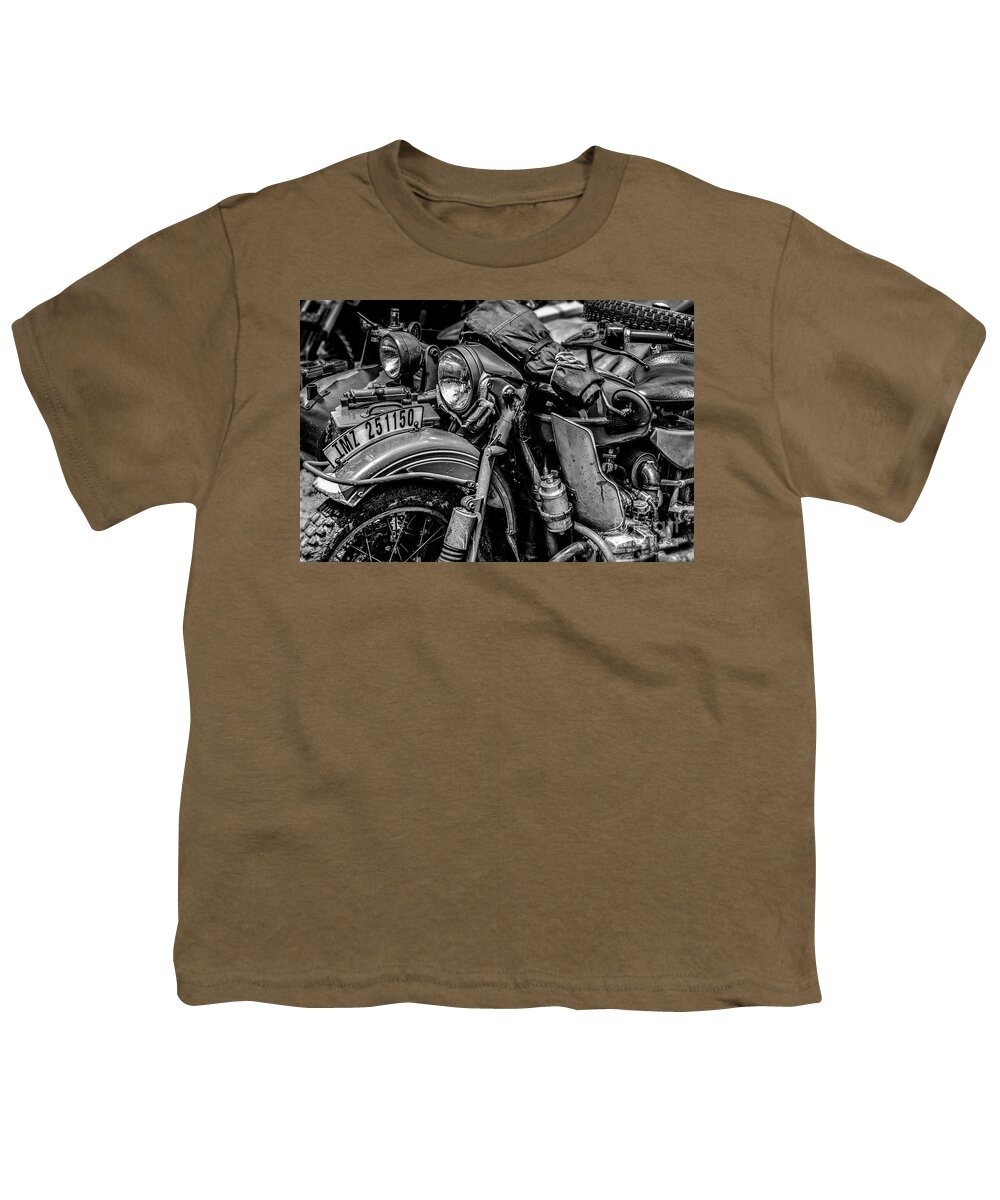 Ural Youth T-Shirt featuring the photograph Ural Patrol Bike by Anthony Citro