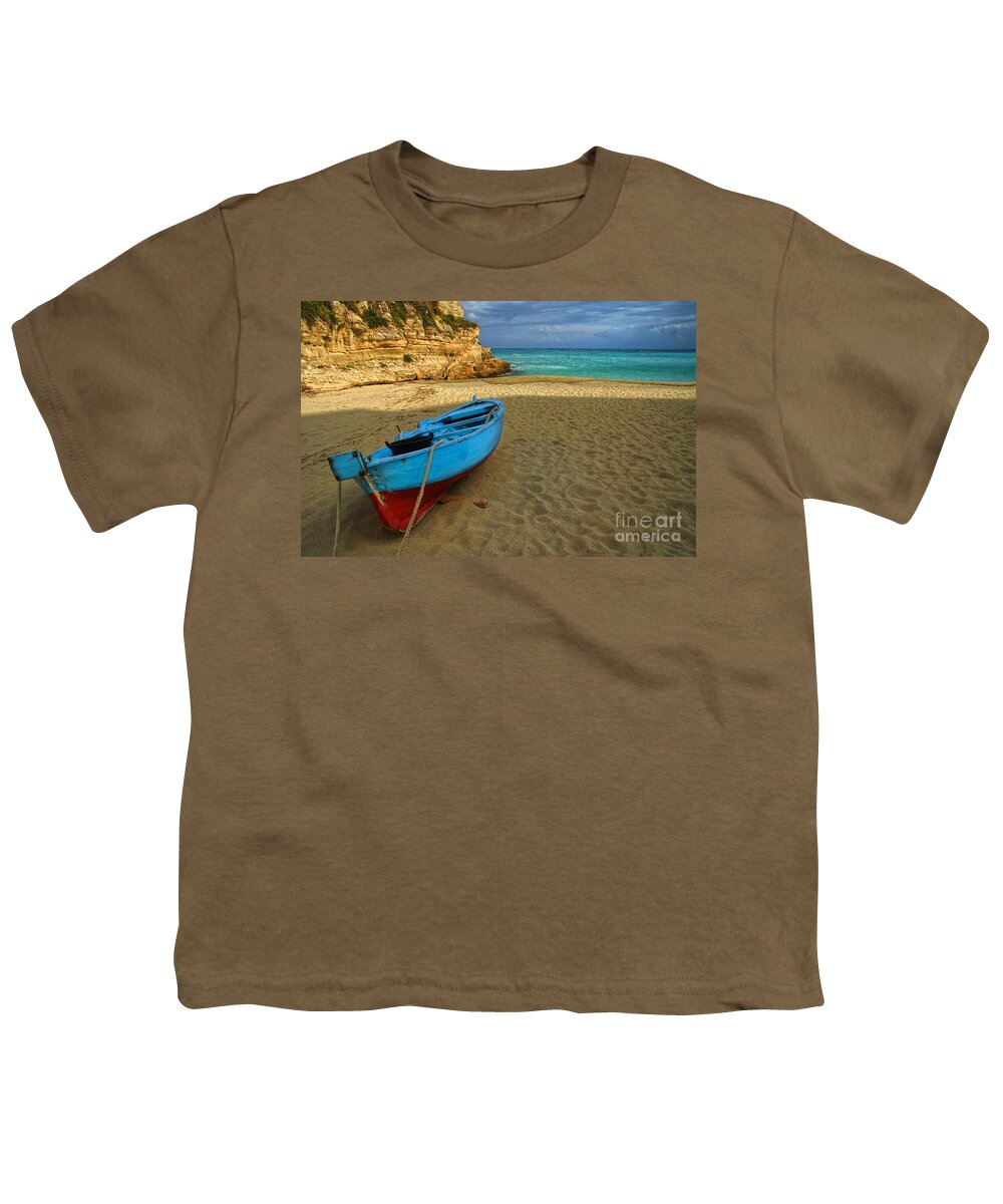 Beach Youth T-Shirt featuring the photograph Waiting... by Silvia Ganora