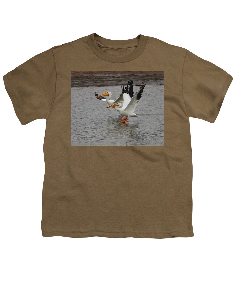 White Youth T-Shirt featuring the photograph Walking on water by James Smullins