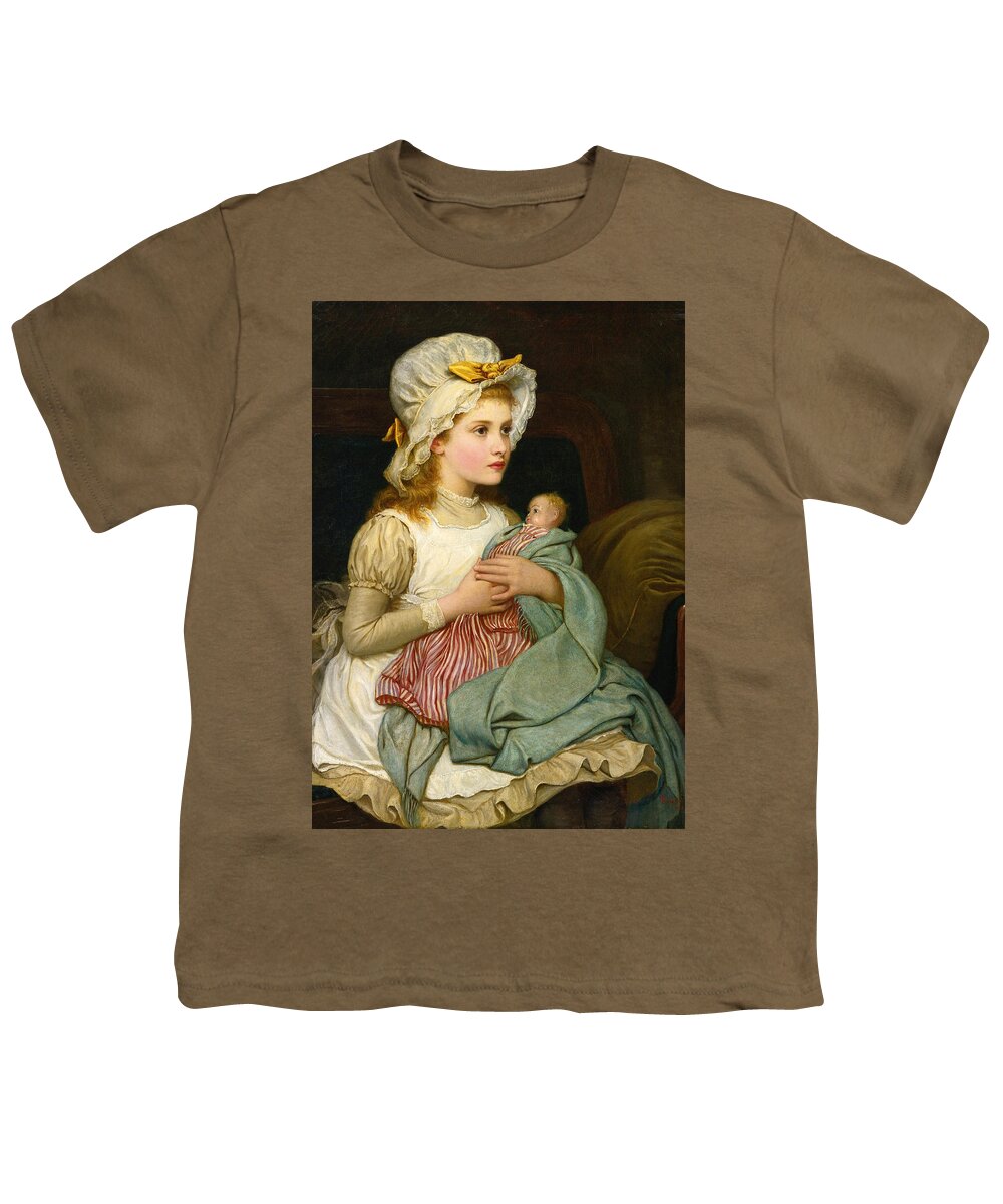 Kate Perugini Youth T-Shirt featuring the painting What will tomorrow be? by Kate Perugini