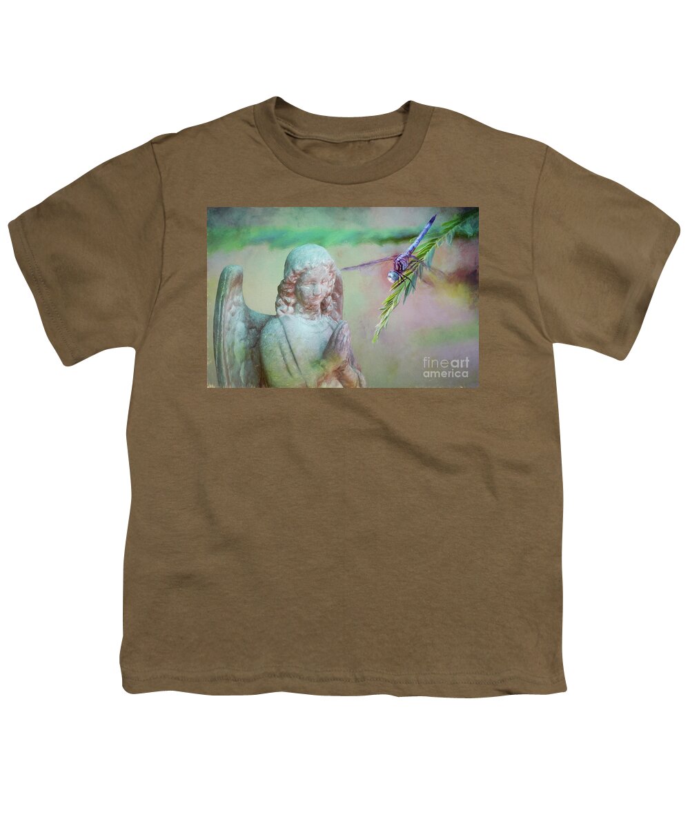 Angel Youth T-Shirt featuring the photograph Whisper of Angel Wings by Bonnie Barry