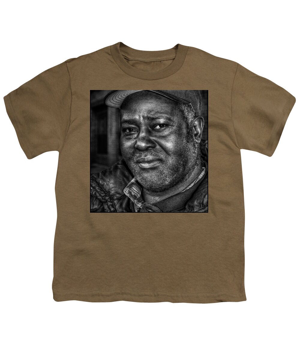 Wilbur Youth T-Shirt featuring the photograph Wilbur BW by Rick Mosher