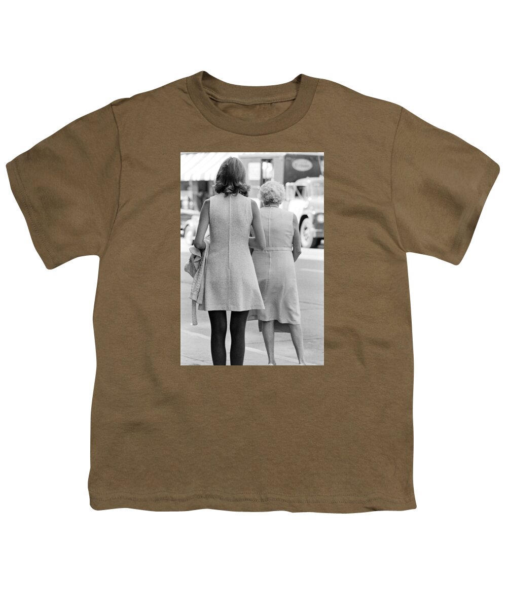 Actions Youth T-Shirt featuring the photograph Young and Old by Mike Evangelist