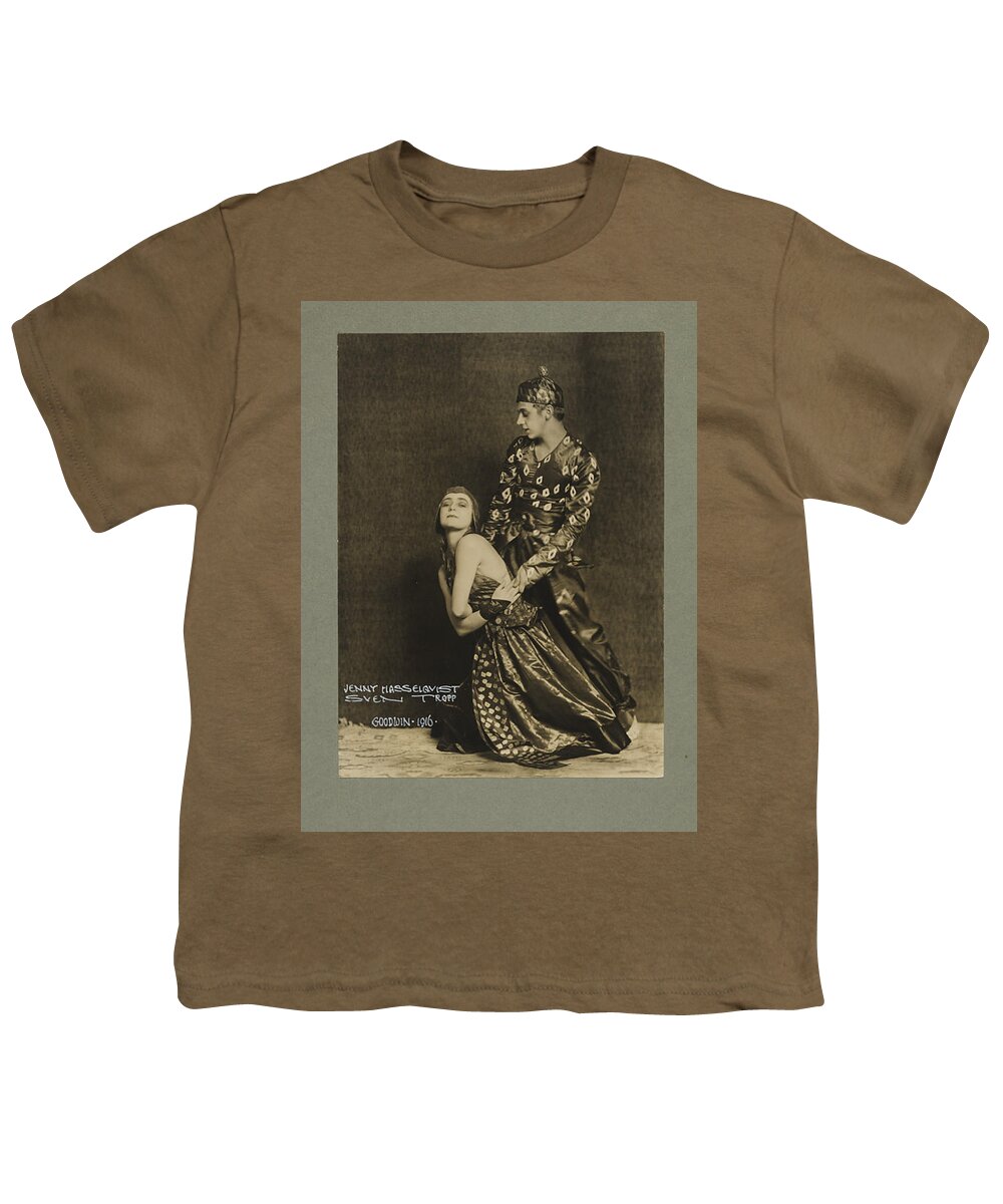 Young Dancer Youth T-Shirt featuring the painting Young Dancer by MotionAge Designs