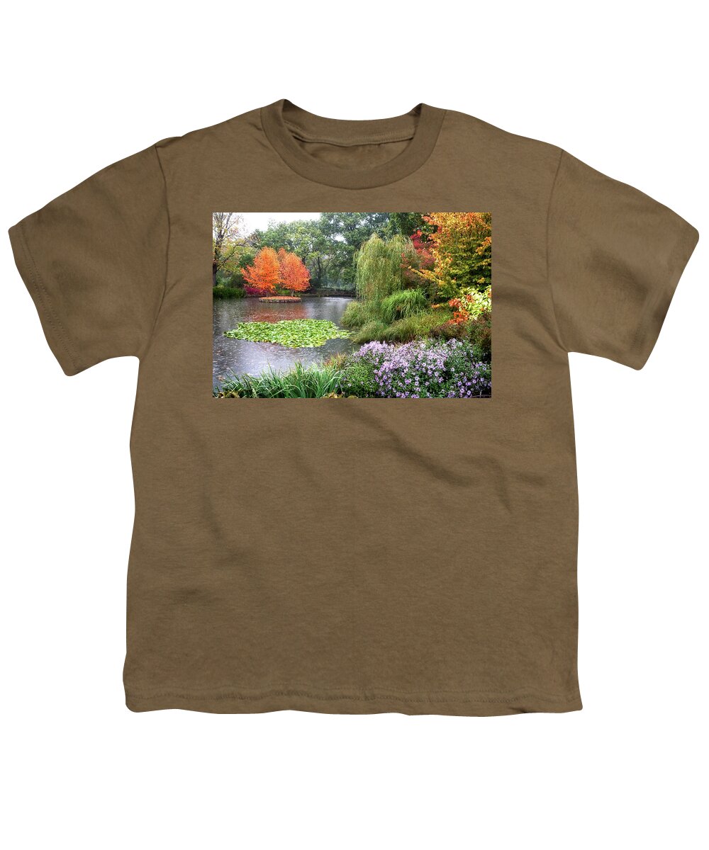 Landscape Youth T-Shirt featuring the photograph Wisley RHS Gardens #1 by Shirley Mitchell
