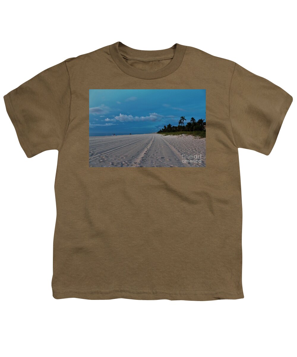 Naples Florida Youth T-Shirt featuring the photograph Naples Beach #15 by Donn Ingemie
