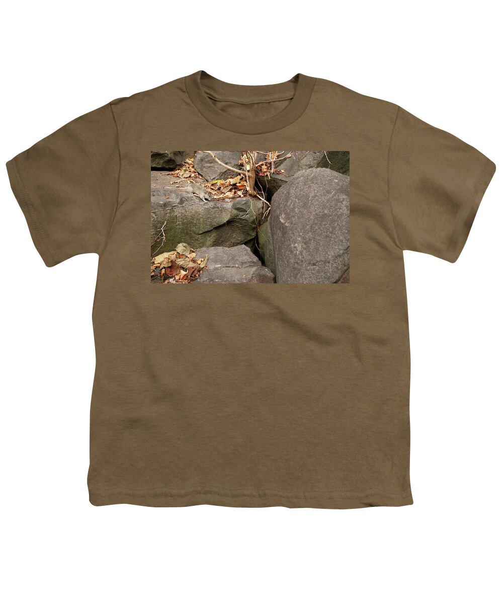 Allegheny Woodrat Youth T-Shirt featuring the photograph Allegheny Woodrat In Habitat #2 by David Kenny
