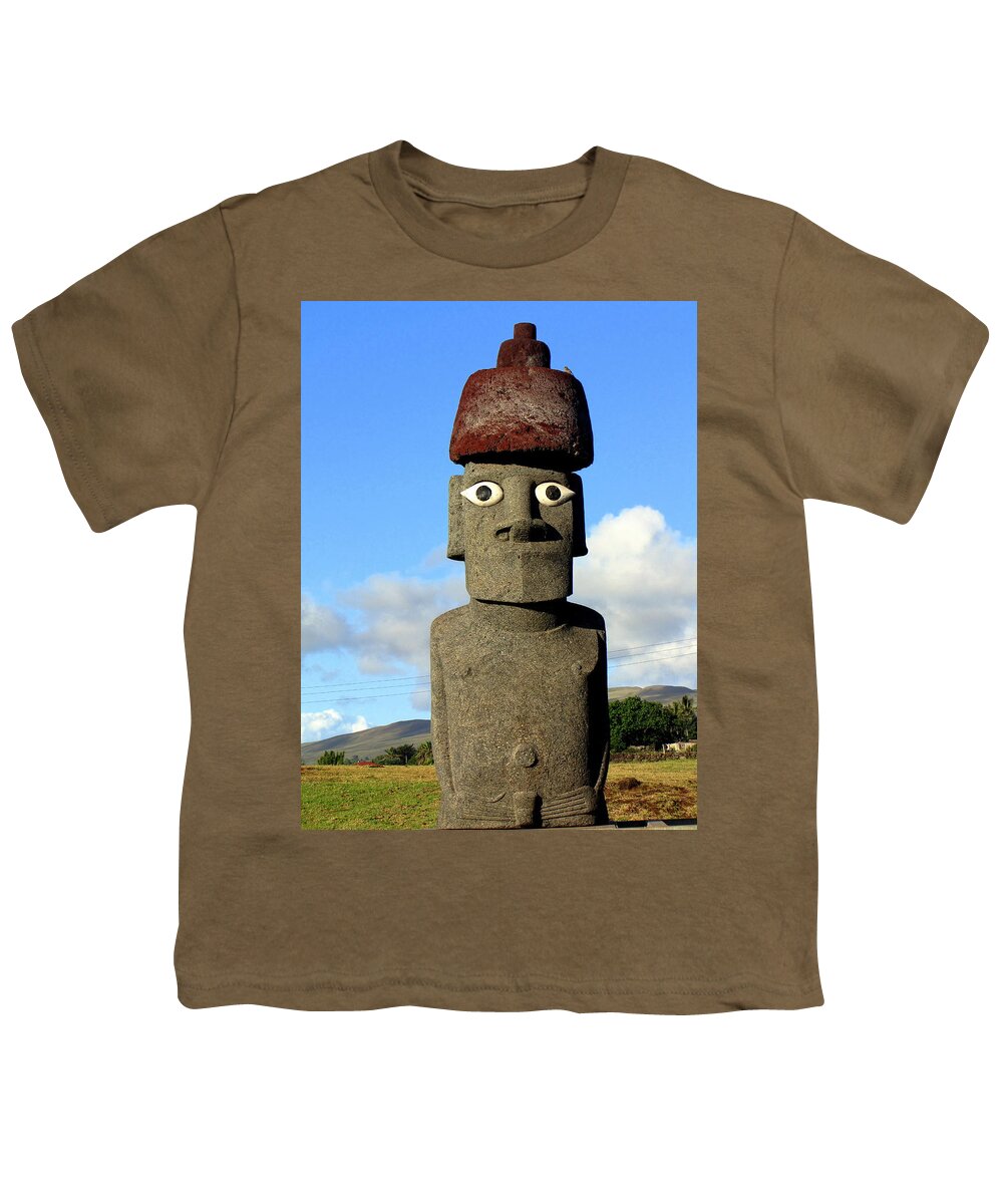 Easter Island Chile Youth T-Shirt featuring the photograph Easter Island Chile #79 by Paul James Bannerman