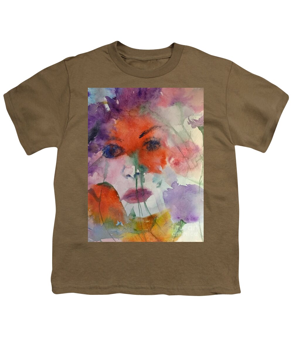 #812019 Youth T-Shirt featuring the painting #812019 #812019 by Han in Huang wong