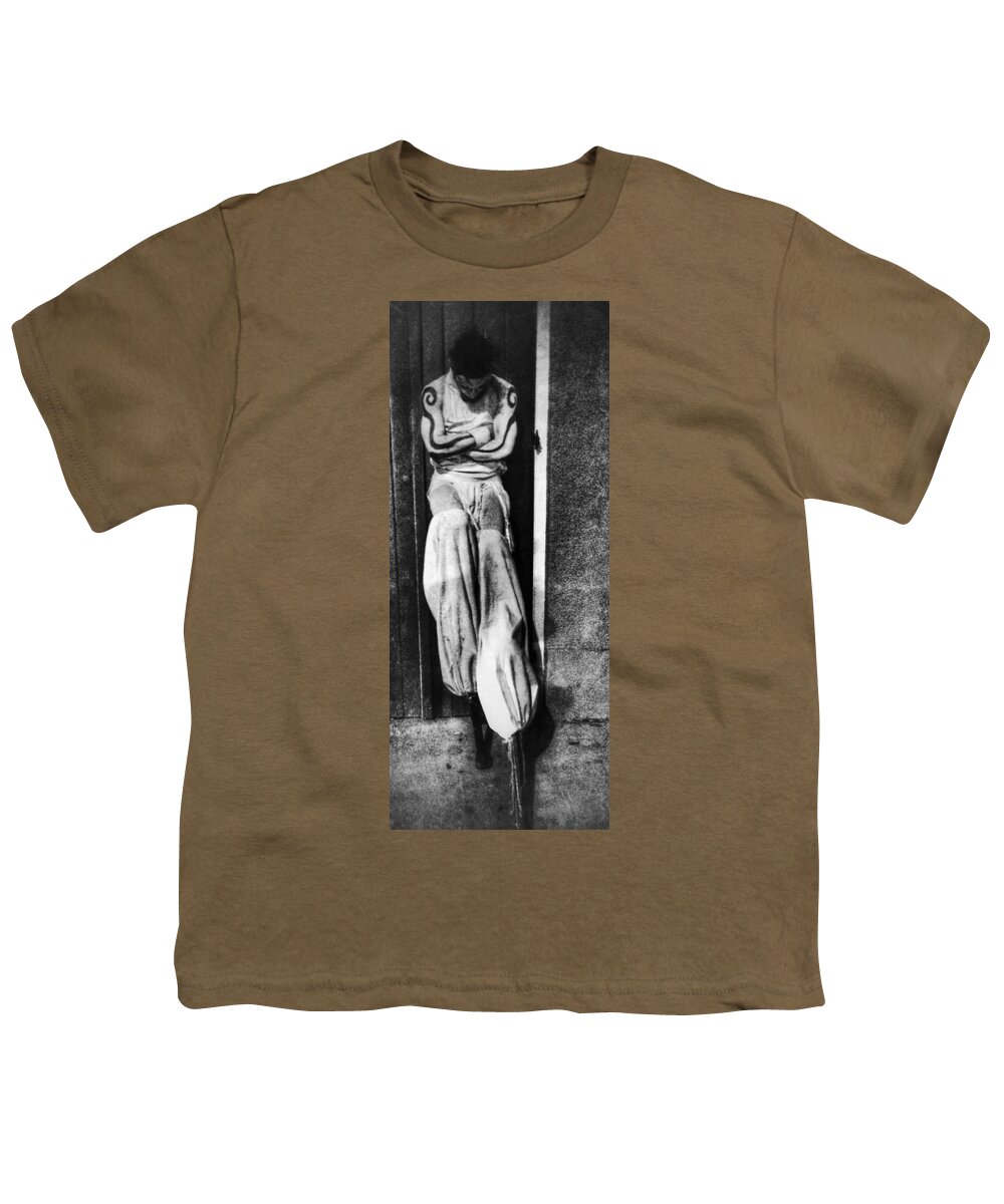 Alone Youth T-Shirt featuring the photograph Alone by Amzie Adams