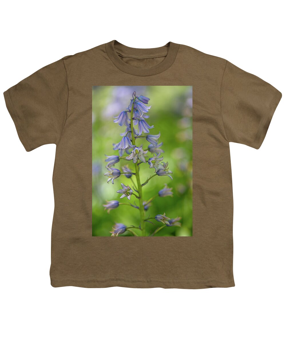 Flower Youth T-Shirt featuring the photograph Bluebell by Minnie Gallman