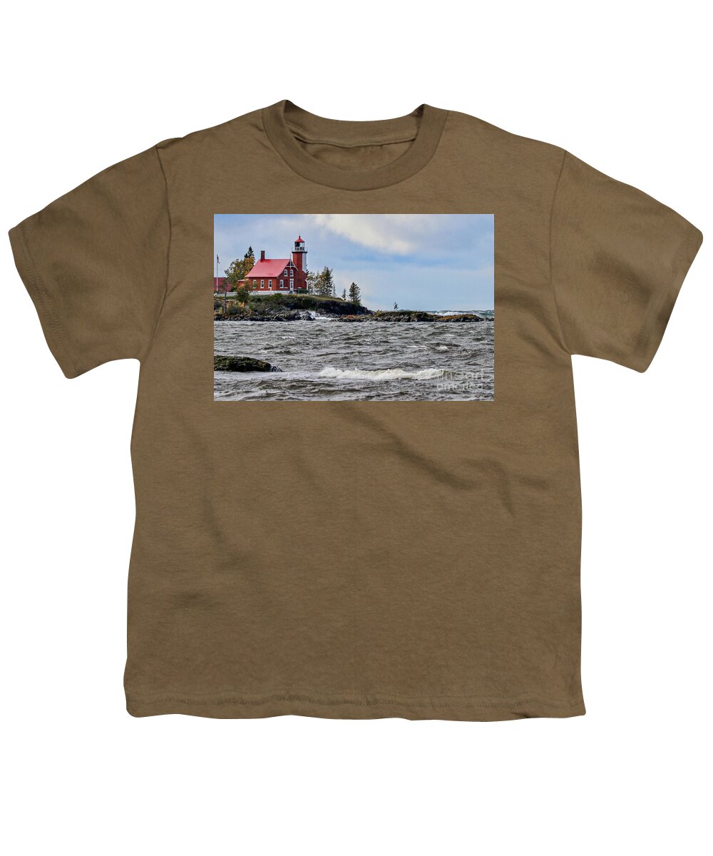 Eagle Harbor Lighthouse Youth T-Shirt featuring the photograph Eagle Harbor Lighthouse by Susan Rydberg