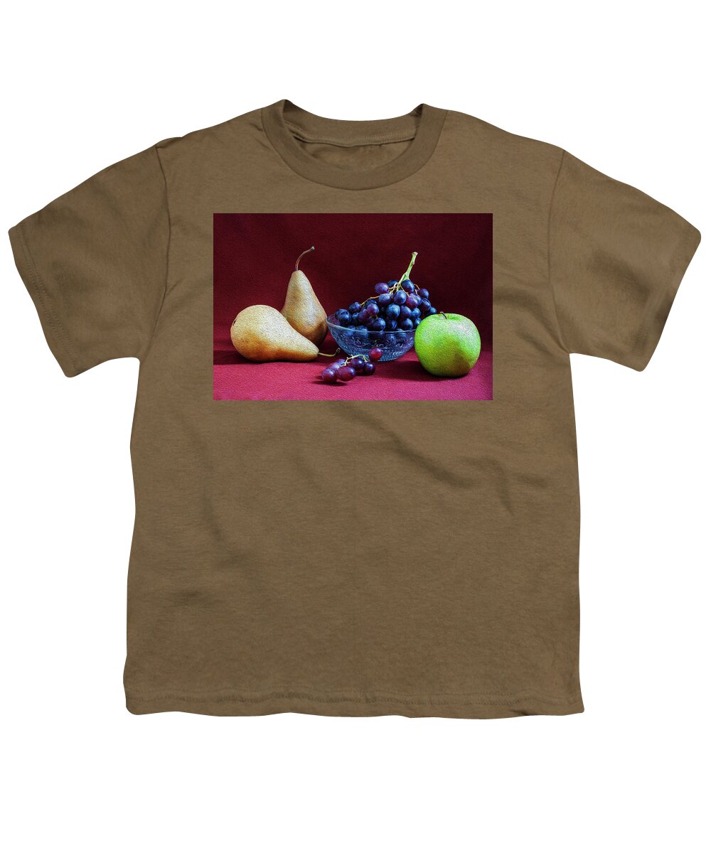 Pears Youth T-Shirt featuring the photograph Fruits still life by Vishwanath Bhat