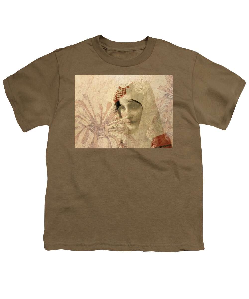 Beautiful Youth T-Shirt featuring the mixed media How Can I Tell by Paul Lovering