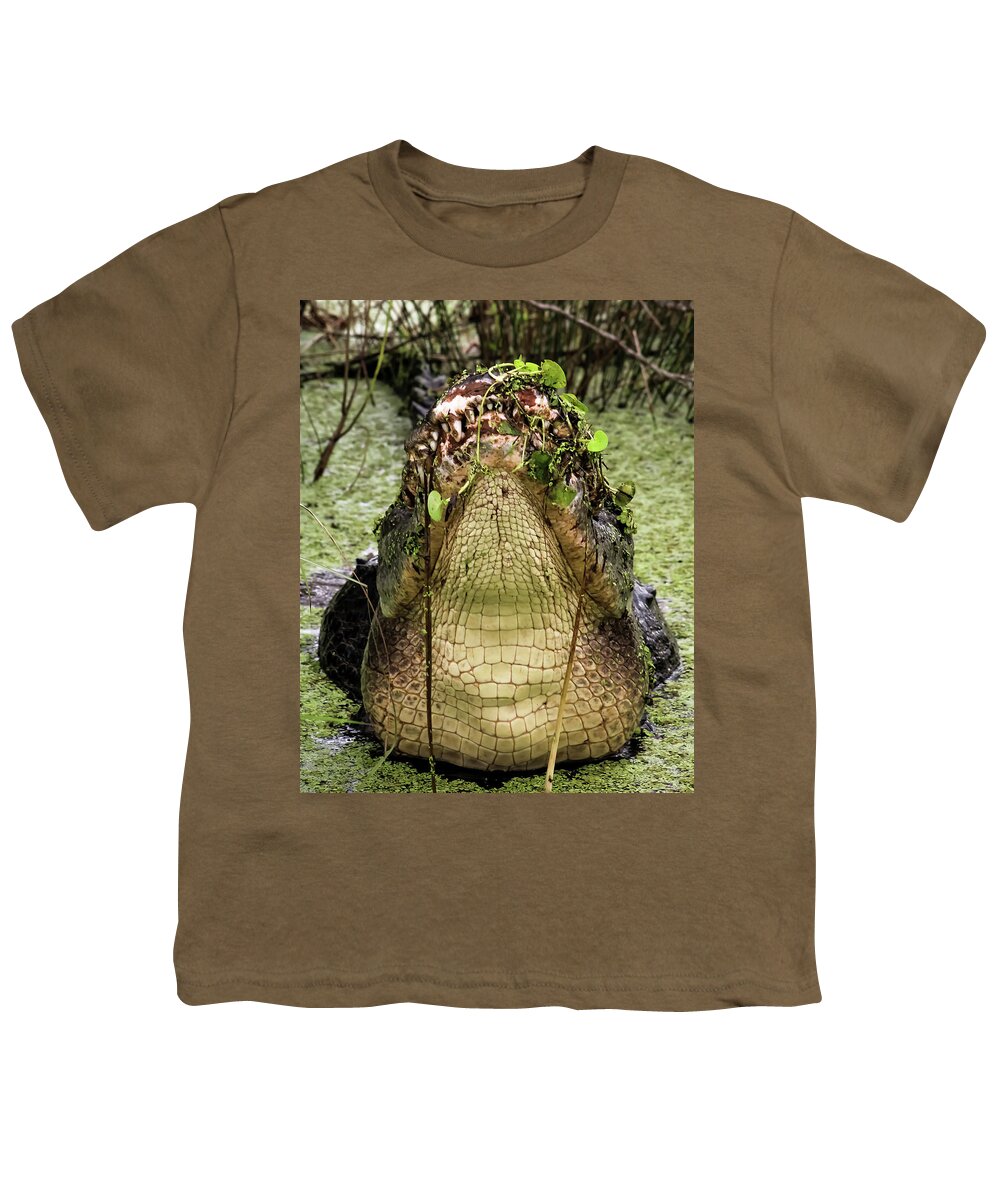 Admiralelk Youth T-Shirt featuring the photograph Lord of the Swamp by Michael Allard