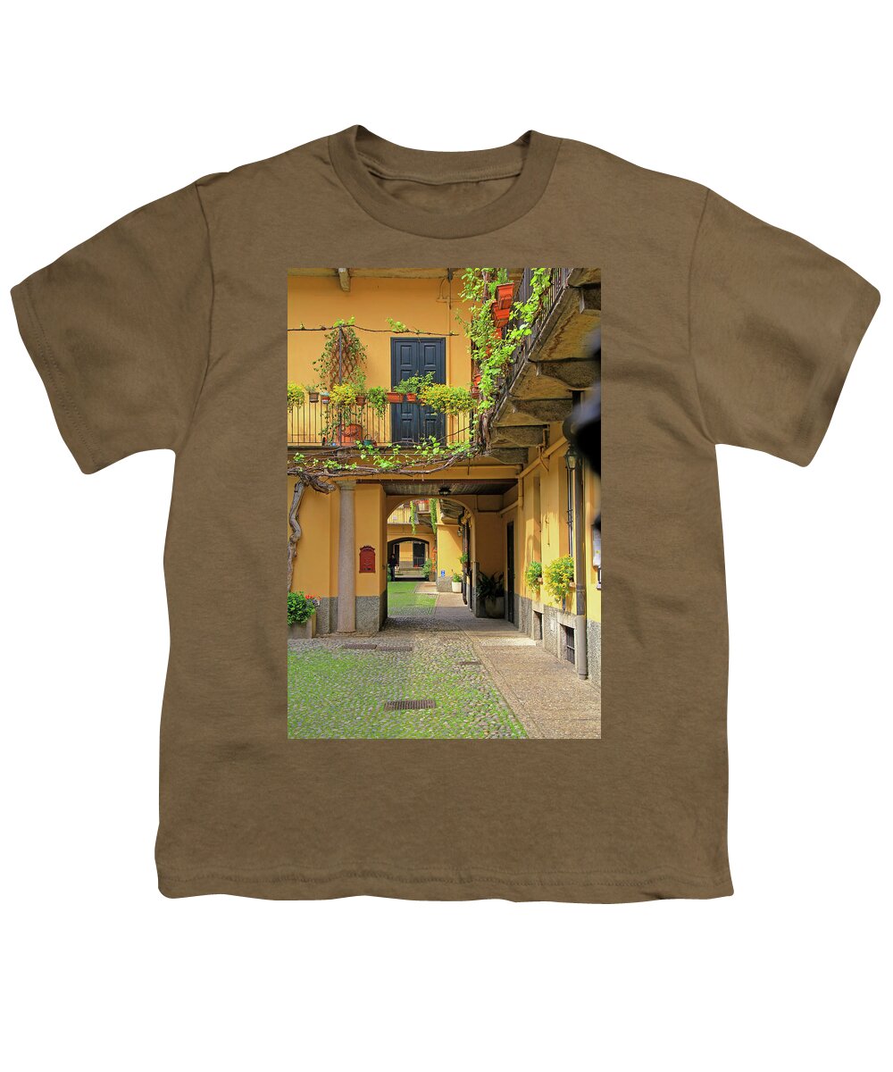 Milan Youth T-Shirt featuring the photograph Milan, Italy by Richard Krebs