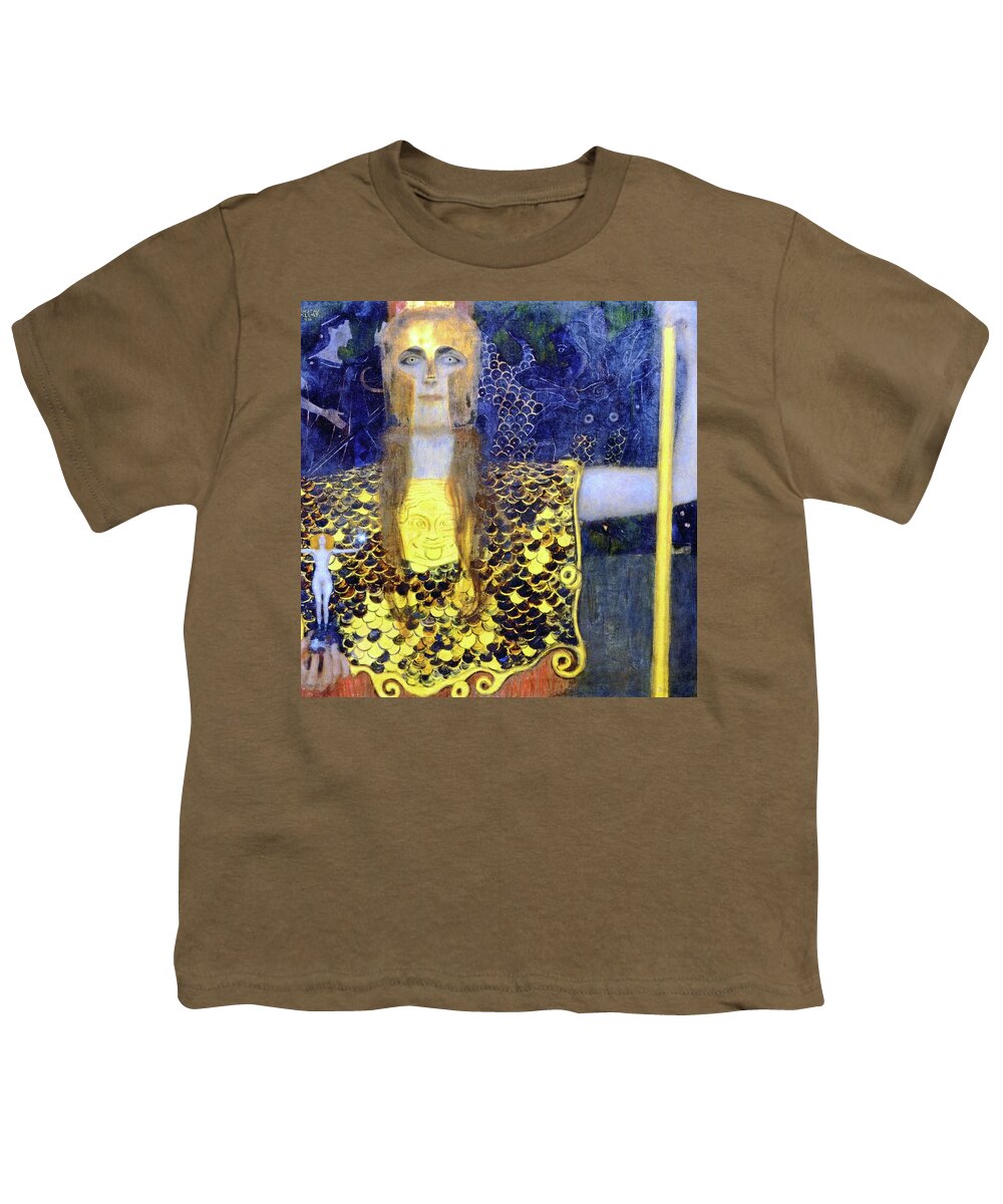 Pallas Athena Youth T Shirt For Sale By Gustav Klimt