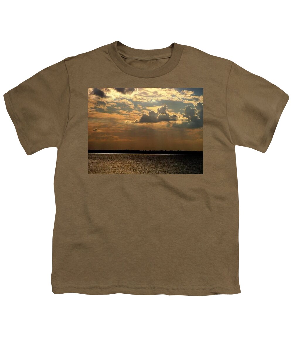 Florida Youth T-Shirt featuring the photograph Rain in the Distance by Lindsey Floyd