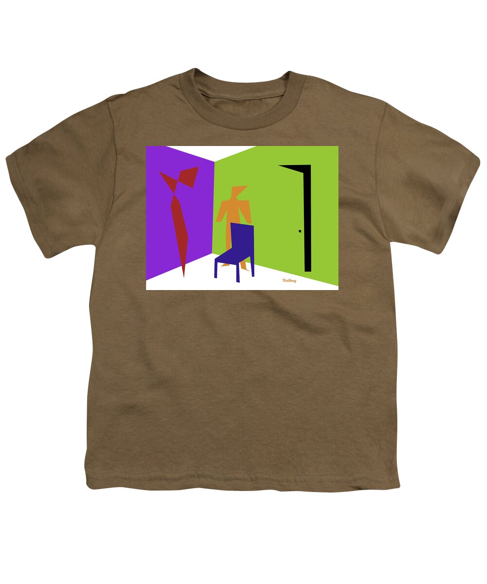 Postmodernism Youth T-Shirt featuring the digital art Recent 26 by David Bridburg
