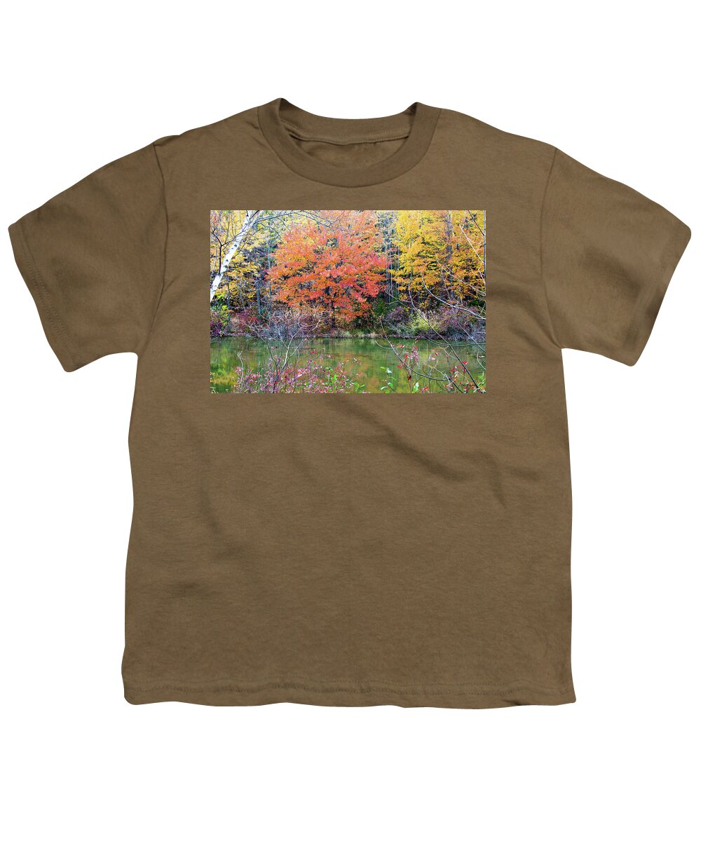 Michigan Youth T-Shirt featuring the photograph Silver Lake State Park Michigan by Ken Figurski