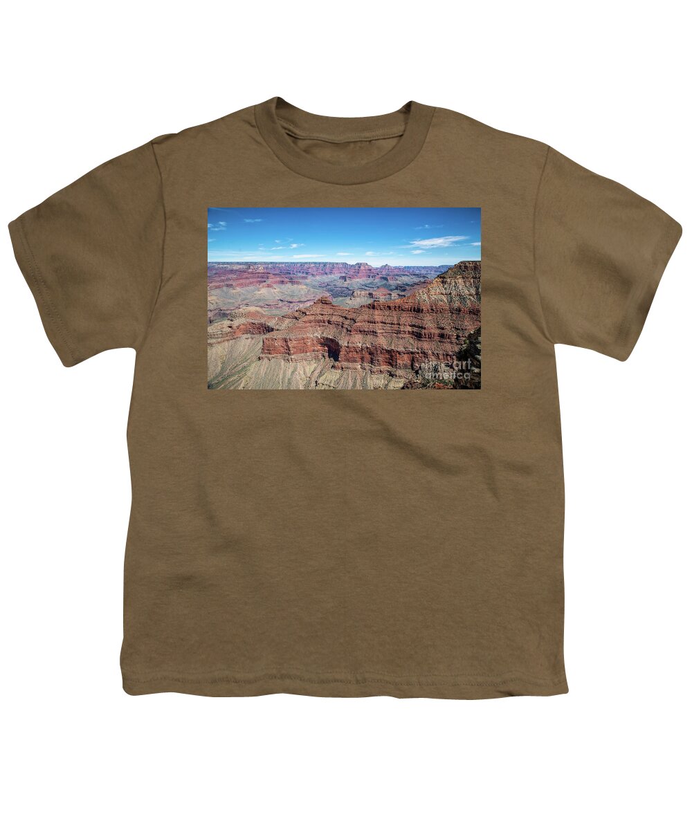 America Youth T-Shirt featuring the photograph South Rim View by Ed Taylor