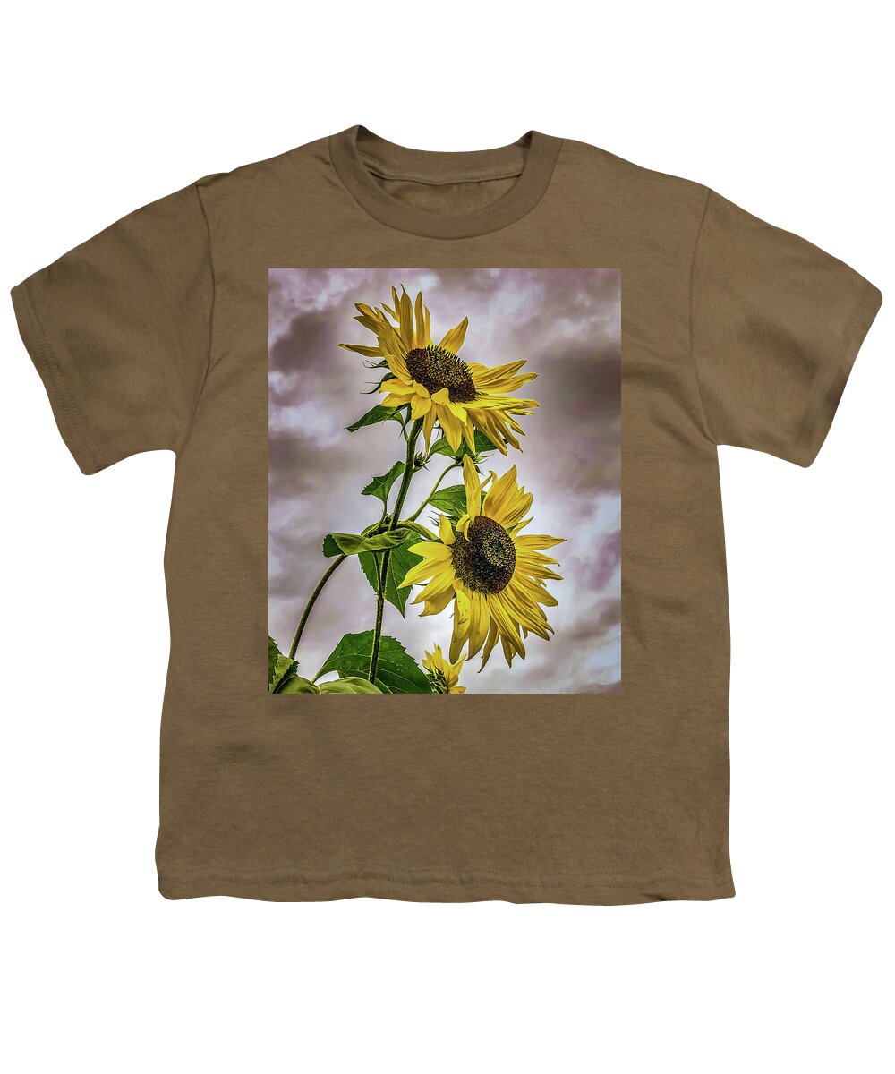 Sunflowers Youth T-Shirt featuring the photograph Sunflowers by Anamar Pictures
