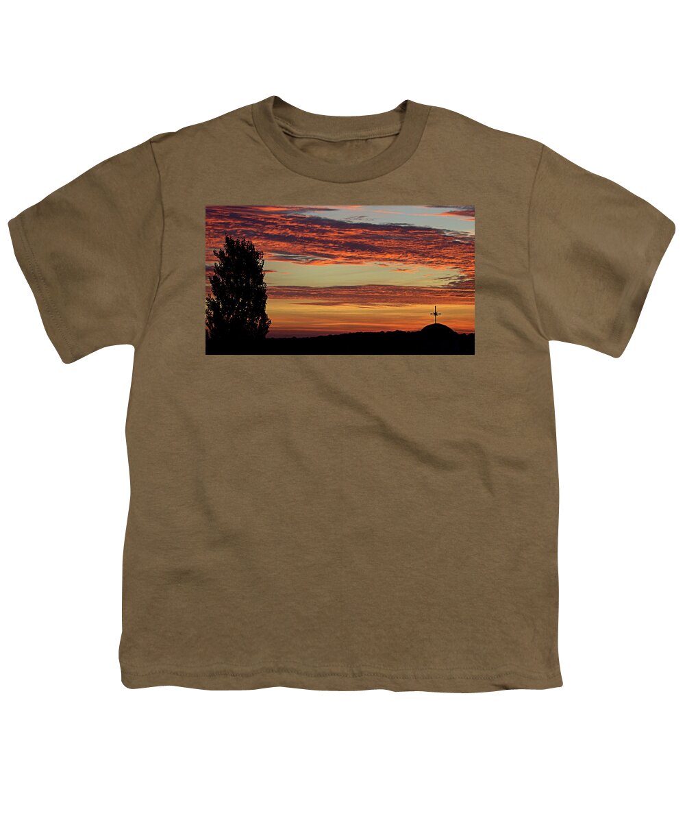 Sunrise Youth T-Shirt featuring the photograph Sunrise in Stambolovo by Martin Smith