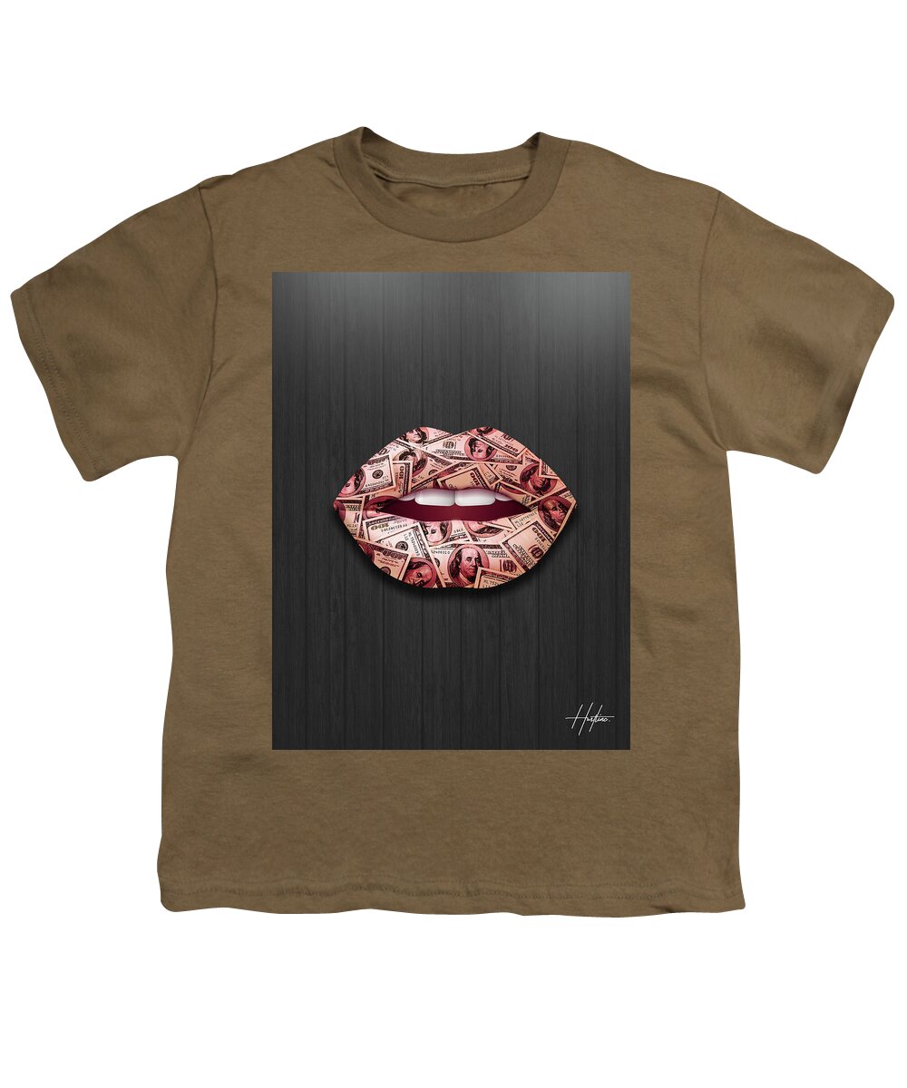  Youth T-Shirt featuring the digital art The Art of Persuasion by Hustlinc