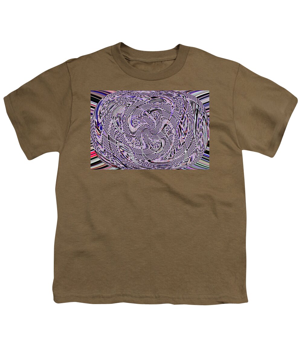 The Birds A Janca Abstract Youth T-Shirt featuring the digital art The Birds by Tom Janca