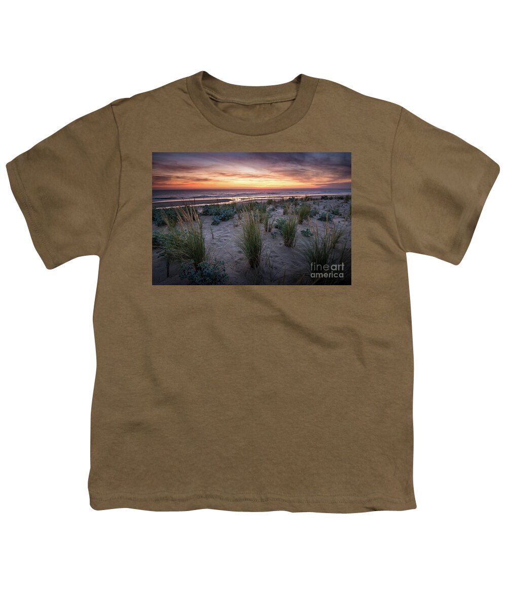 Natural Landscape Youth T-Shirt featuring the photograph The Dunes In The Sunset Light by Hannes Cmarits