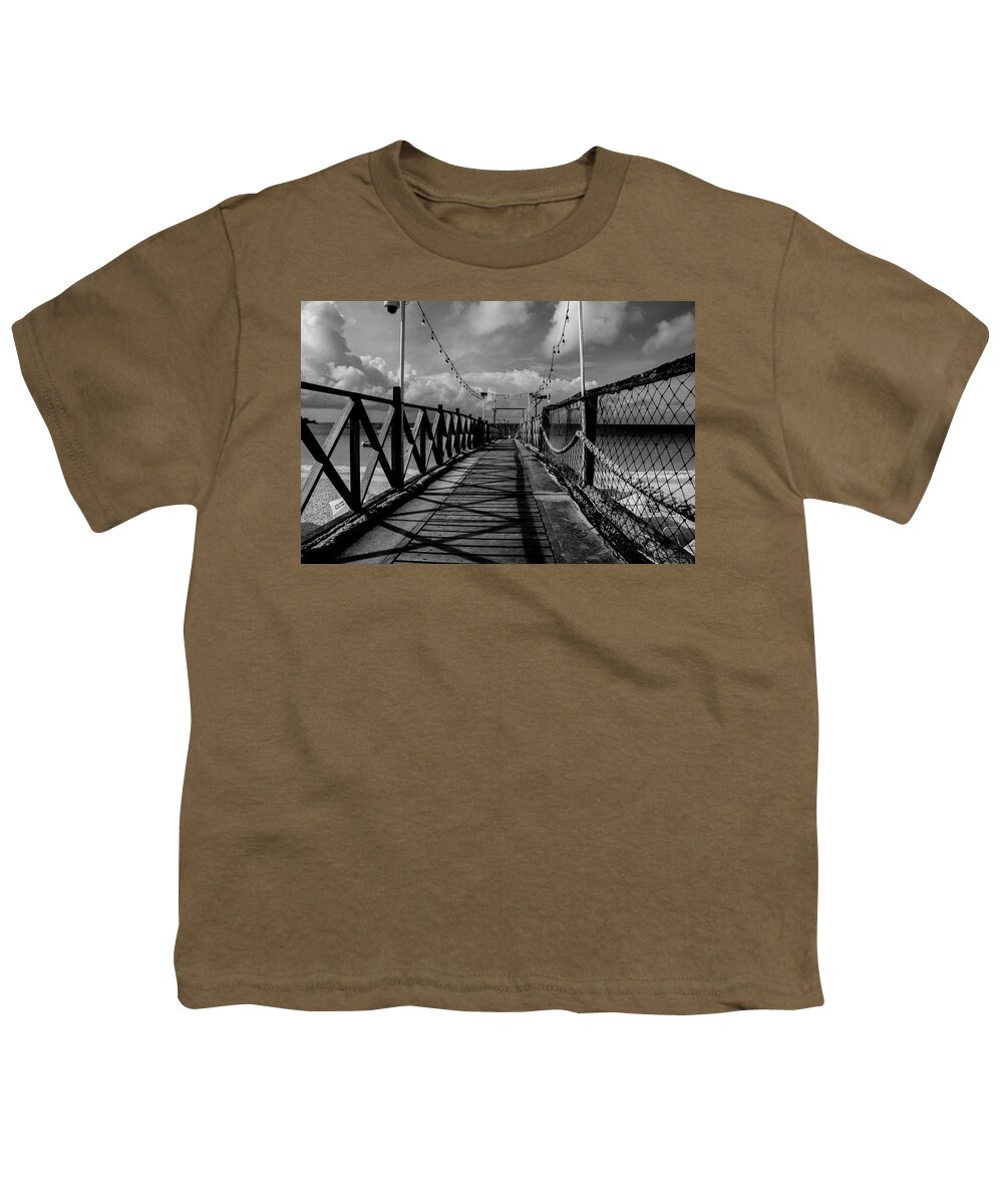 Pier Youth T-Shirt featuring the photograph The Pier #2 by Stuart Manning
