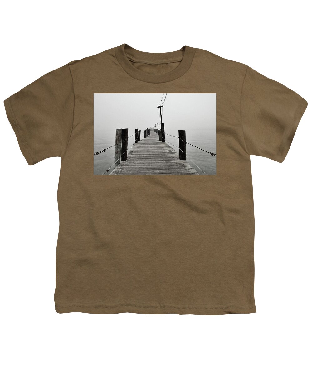 Pier Youth T-Shirt featuring the photograph The Pier by Frank Lee