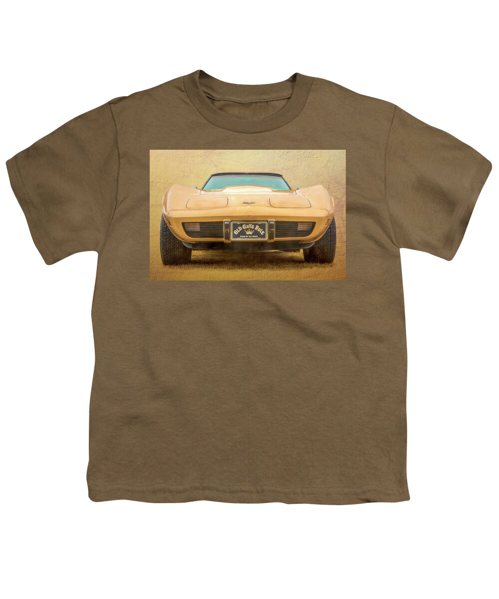 Chevrolet Youth T-Shirt featuring the photograph Vintage Corvette 0956 by Kristina Rinell