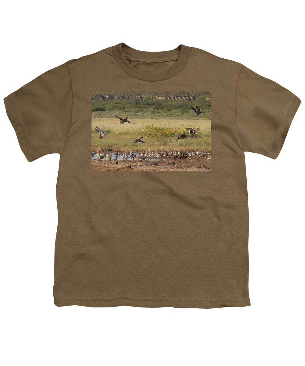 New Mexico Youth T-Shirt featuring the photograph Flight #1 by Robert Harris