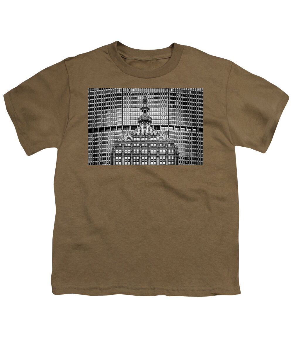 Hemsley Building Youth T-Shirt featuring the photograph Hemsley Building Tower NYC #1 by Susan Candelario