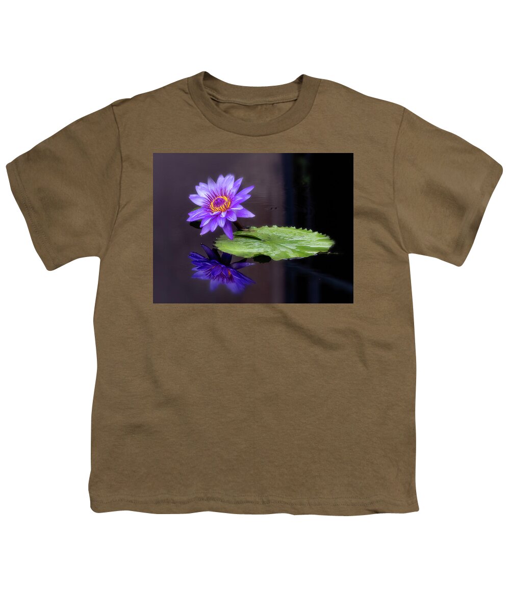 Floral Youth T-Shirt featuring the photograph Reflecting #1 by Usha Peddamatham