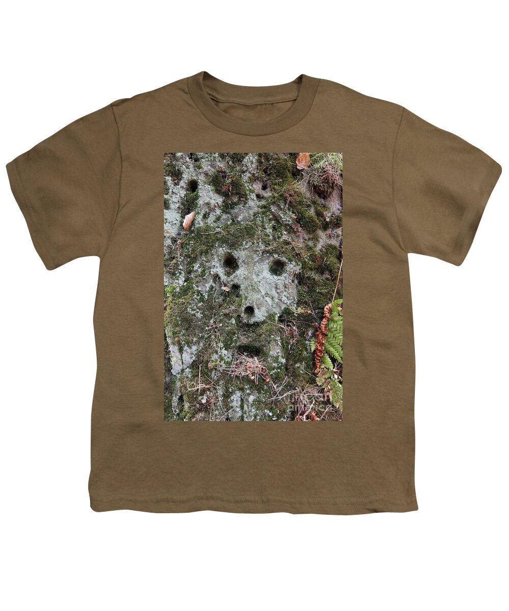 Relief Youth T-Shirt featuring the photograph Reliefs of Stone Hollow Road by Michal Boubin