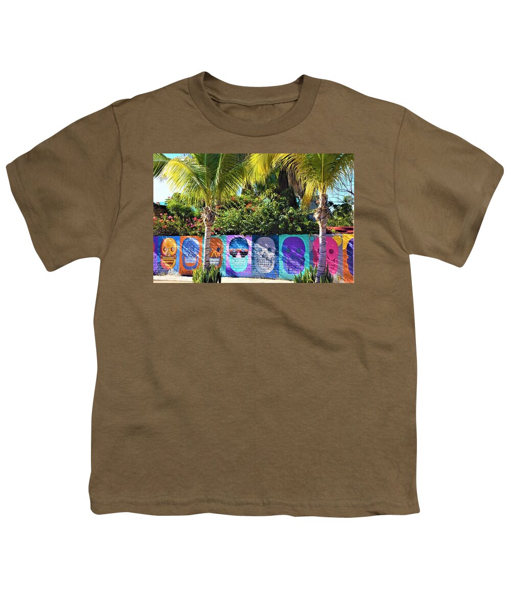 Todos Santos Youth T-Shirt featuring the photograph The Wall #1 by Lisa Dunn