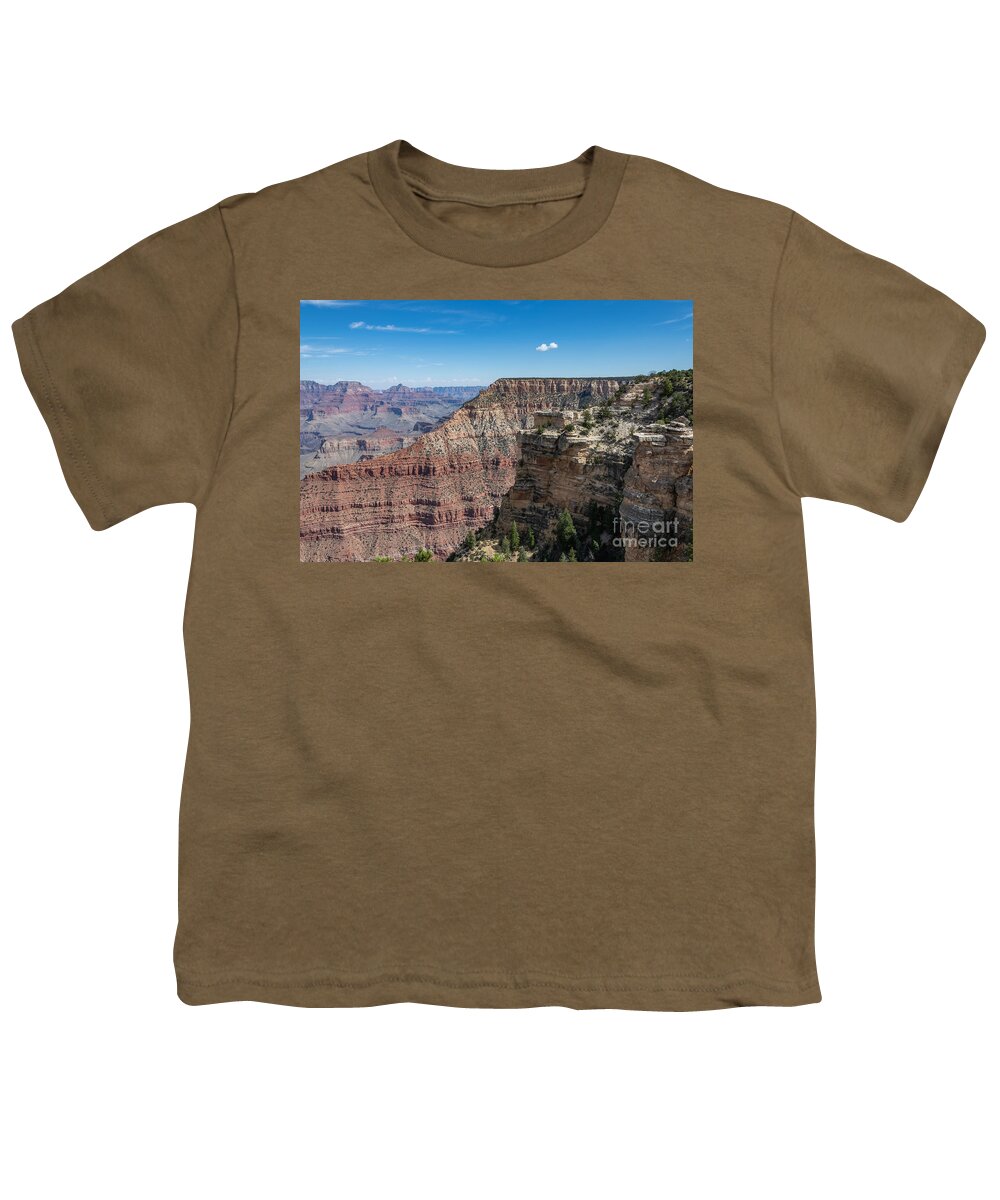 The Grand Canyon Youth T-Shirt featuring the digital art The Grand Canyon by Tammy Keyes