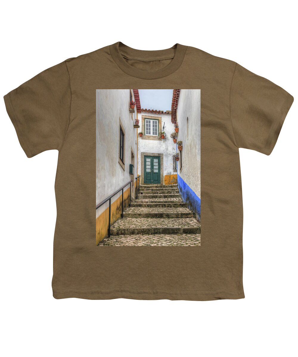Obidos Youth T-Shirt featuring the photograph Obidos - Portugal #2 by Joana Kruse