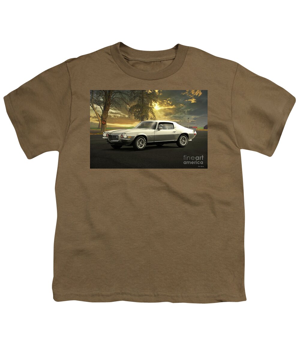 1970 Chevrolet Camaro Youth T-Shirt featuring the photograph 1970 Chevrolet Camaro #4 by Dave Koontz