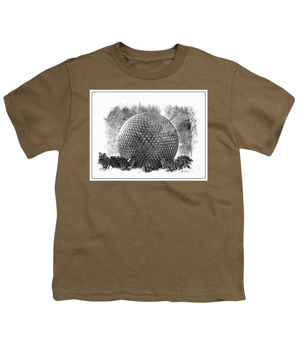 7435 Youth T-Shirt featuring the photograph Spaceship Earth #4 by FineArtRoyal Joshua Mimbs