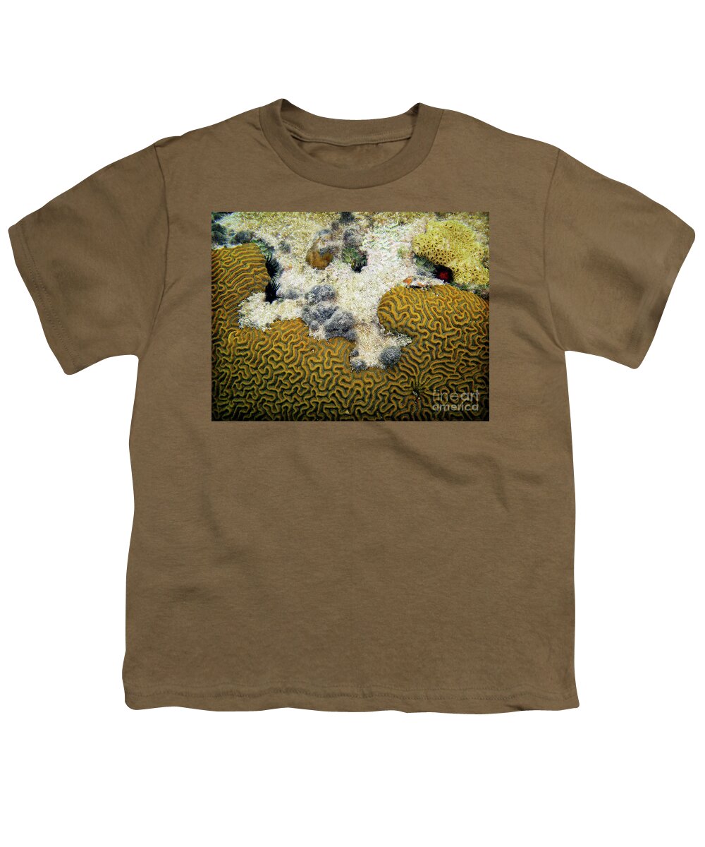 La Paguera Youth T-Shirt featuring the photograph Untitled #5 by David Little-Smith