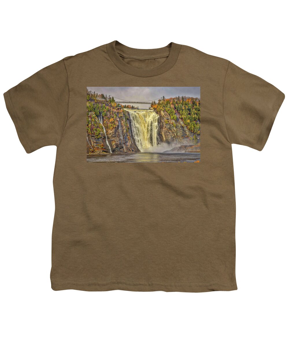Quebec Canada Youth T-Shirt featuring the photograph Quebec Canada #7 by Paul James Bannerman