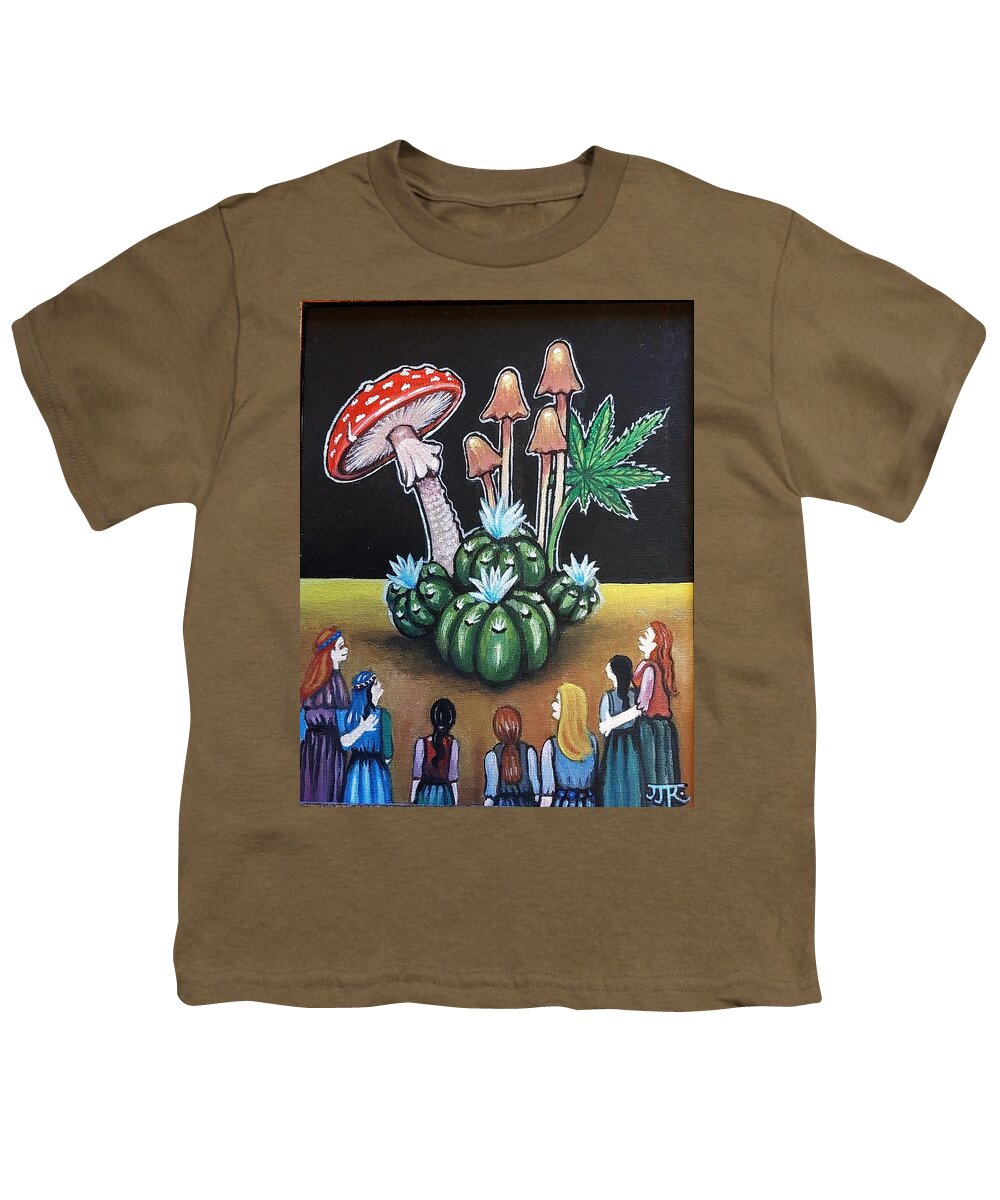  Youth T-Shirt featuring the painting 7 Sisters Witness by James RODERICK