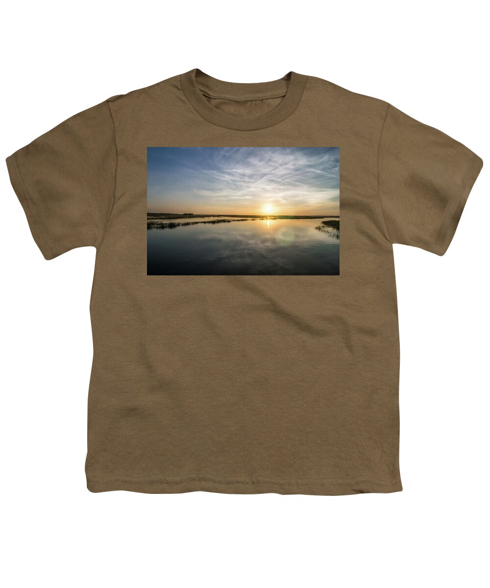 Travel Youth T-Shirt featuring the photograph Hunting island south carolina beach scenes #78 by Alex Grichenko