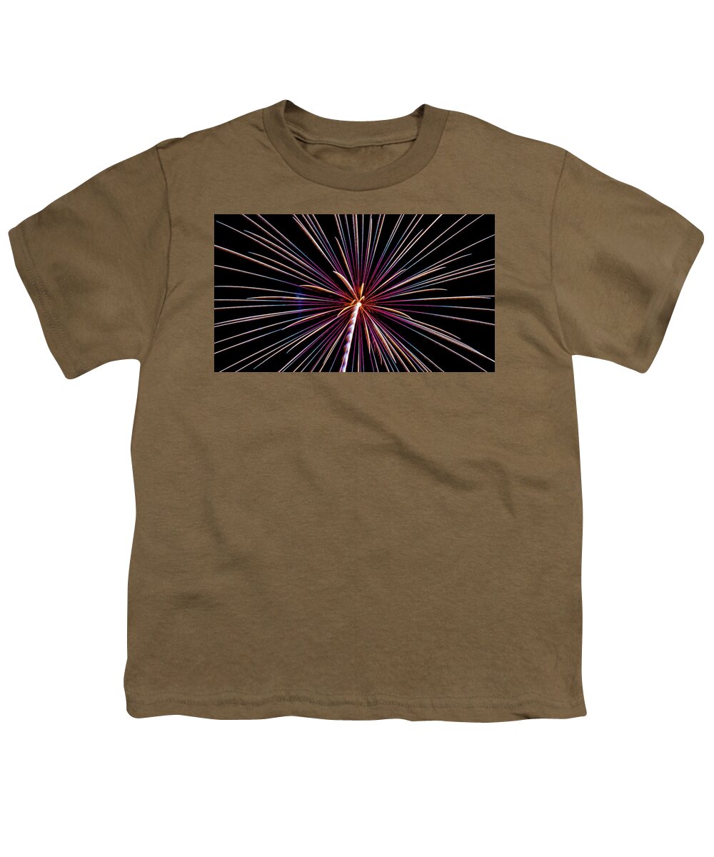 Fireworks Romeoville Youth T-Shirt featuring the photograph Fireworks in Romeoville, Illinois #8 by David Morehead