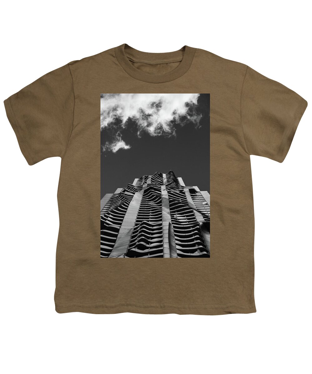 New York Youth T-Shirt featuring the photograph 8 Spruce Street by Alberto Zanoni