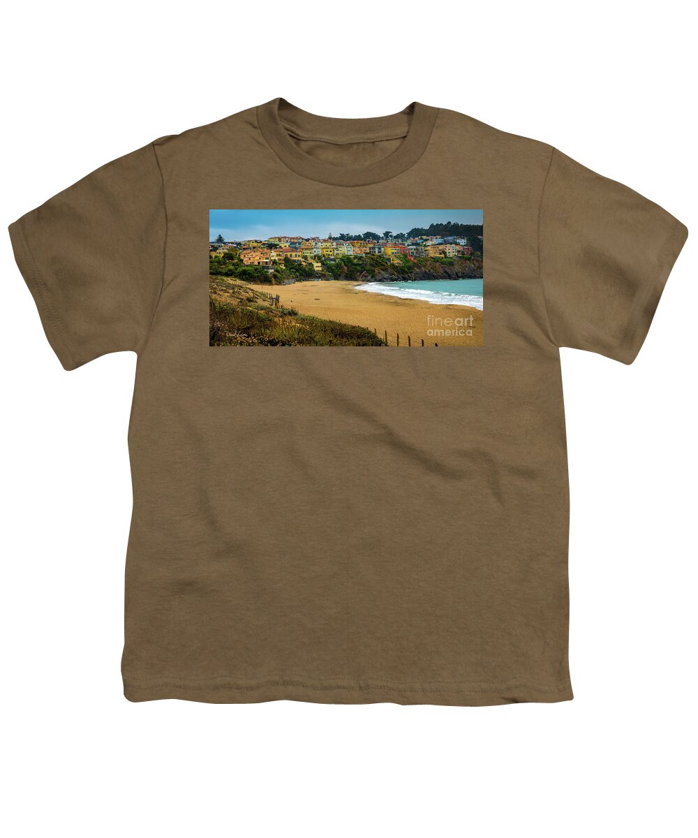 Baker Beach Youth T-Shirt featuring the photograph A San Francisco Baker Beach Neighborhood by David Levin